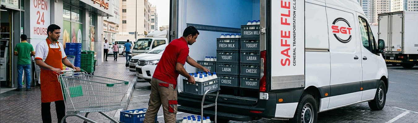 Distribute Dairy Products Using a Chiller Van Rental Dubai