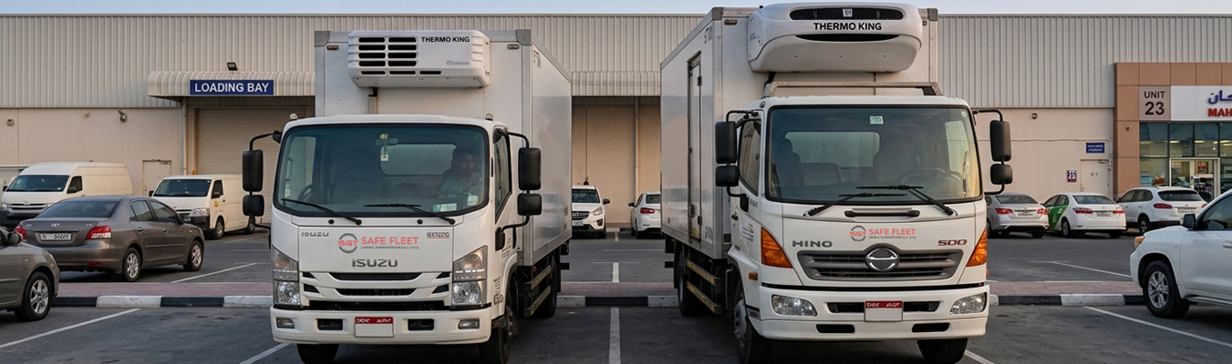 On-Demand 3 Ton & 5 Ton Refrigerated Truck Trip Services in Dubai & UAE