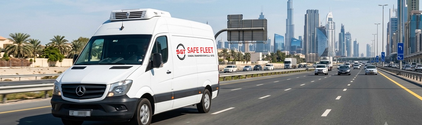 Dubai to Abu Dhabi Chiller Vans